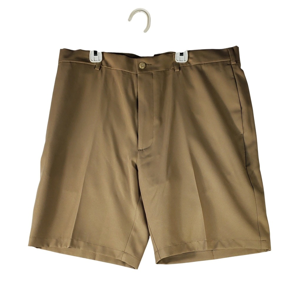 Pro Tour Coolplay Mens Golf Shorts Tan Chinchilla 36 Comfort Waist NEW
